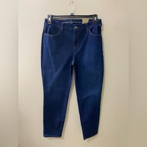 Chico's jean women's size 10 ( 1.5) girlfriend slim ankle stretch classic rise